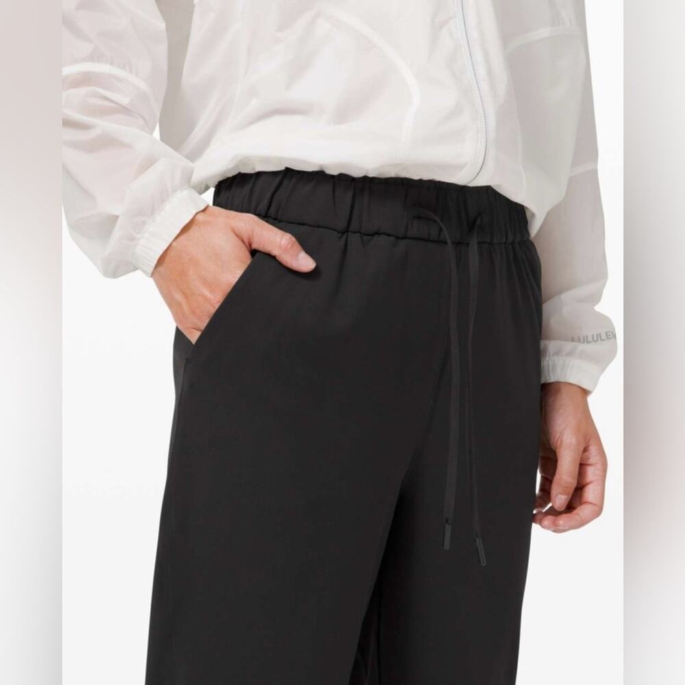 Lululemon Keep Moving Drawstring Athleisure Pant 7/8 High-Rise Black Size 4 - Picture 3 of 16